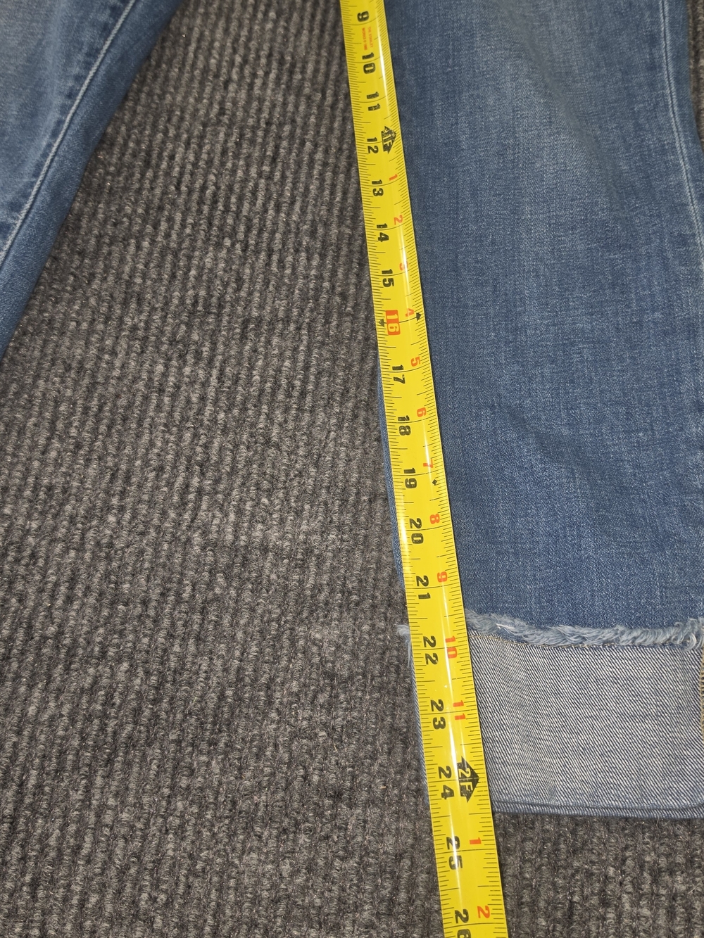 Tommy Hilfiger Light Blue Cuffed Mid-rise Slim Jeans - Picture 4 of 7